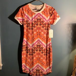 Medium polyester with spandex dress